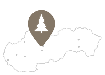 Mapa - Kde sa nachádzajú Ortútskie zrubčoky: Malachov / Ortúty, Stredné Slovensko.